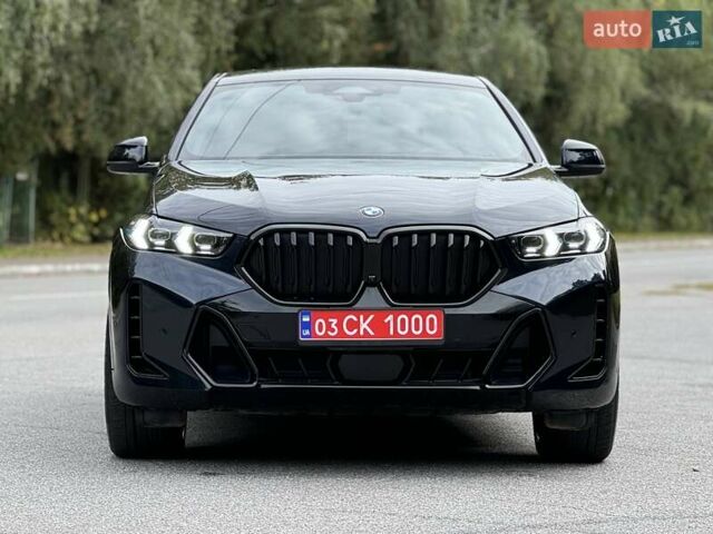 Синий БМВ Х6, объемом двигателя 3 л и пробегом 58 тыс. км за 89900 $, фото 130 на Automoto.ua