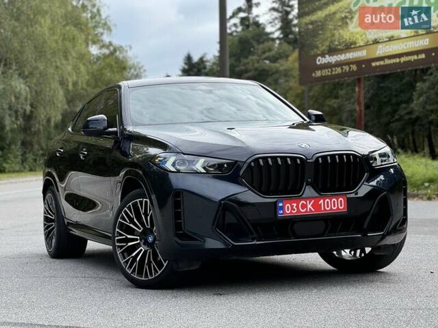 Синий БМВ Х6, объемом двигателя 3 л и пробегом 58 тыс. км за 89900 $, фото 1 на Automoto.ua