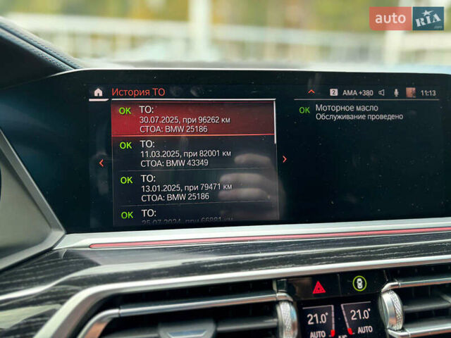 Черный БМВ X7, объемом двигателя 2.99 л и пробегом 102 тыс. км за 82800 $, фото 55 на Automoto.ua