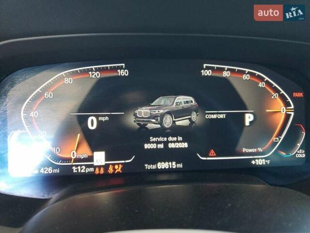 Черный БМВ X7, объемом двигателя 3 л и пробегом 105 тыс. км за 30000 $, фото 9 на Automoto.ua