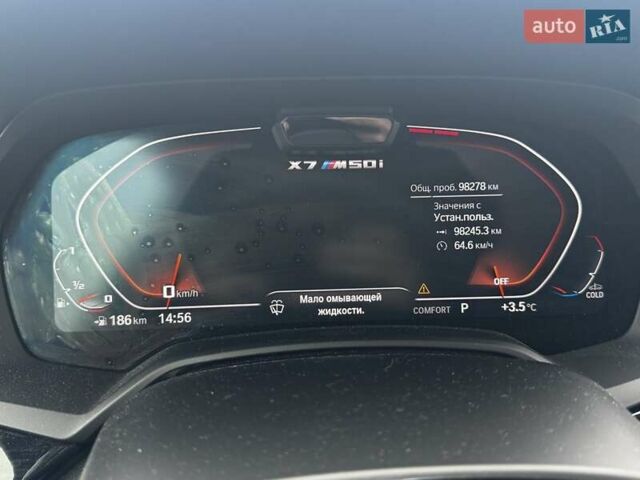 Черный БМВ X7, объемом двигателя 4.39 л и пробегом 98 тыс. км за 133000 $, фото 12 на Automoto.ua