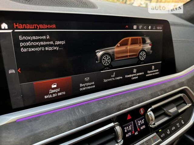 Черный БМВ X7, объемом двигателя 3 л и пробегом 4 тыс. км за 101000 $, фото 28 на Automoto.ua