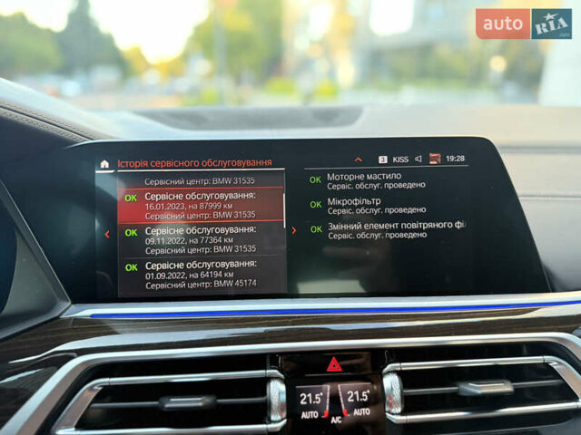 Серый БМВ X7, объемом двигателя 2.99 л и пробегом 194 тыс. км за 65900 $, фото 55 на Automoto.ua