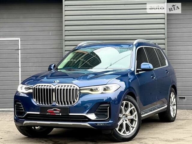 Синий БМВ X7, объемом двигателя 3 л и пробегом 62 тыс. км за 68900 $, фото 1 на Automoto.ua