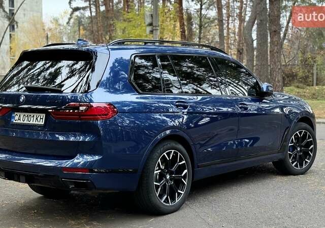 Синий БМВ X7, объемом двигателя 3 л и пробегом 103 тыс. км за 56500 $, фото 1 на Automoto.ua