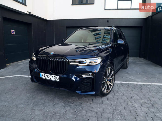 Синий БМВ X7, объемом двигателя 4.4 л и пробегом 85 тыс. км за 78000 $, фото 1 на Automoto.ua