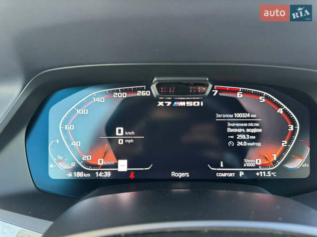 Синий БМВ X7, объемом двигателя 4.4 л и пробегом 100 тыс. км за 64900 $, фото 35 на Automoto.ua