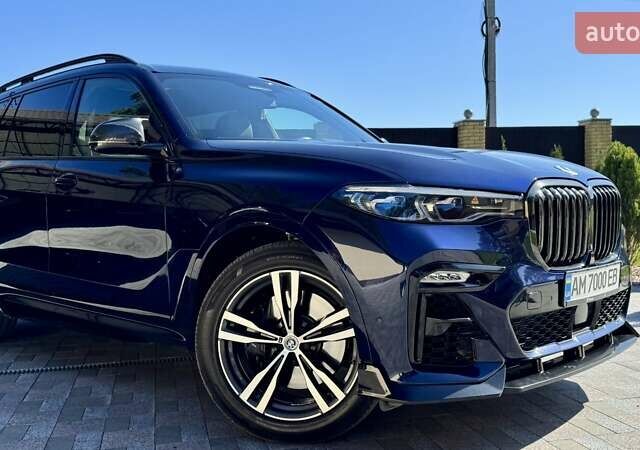 Синий БМВ X7, объемом двигателя 4.39 л и пробегом 56 тыс. км за 82999 $, фото 15 на Automoto.ua