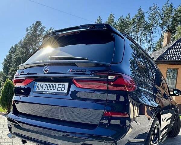 Синий БМВ X7, объемом двигателя 4.39 л и пробегом 56 тыс. км за 82999 $, фото 11 на Automoto.ua