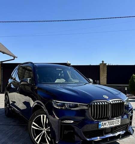 Синий БМВ X7, объемом двигателя 4.39 л и пробегом 56 тыс. км за 82999 $, фото 6 на Automoto.ua