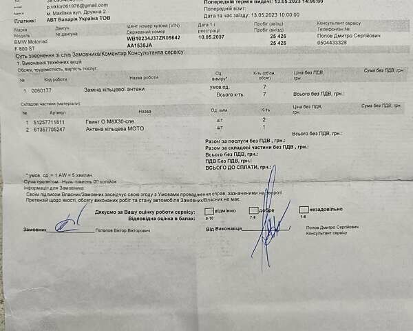 Синий БМВ F 800ST, объемом двигателя 0 л и пробегом 29 тыс. км за 4300 $, фото 7 на Automoto.ua