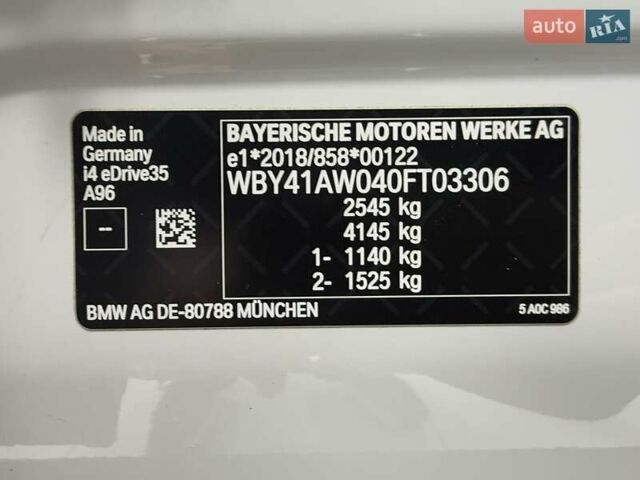 Белый БМВ i4, объемом двигателя 0 л и пробегом 11 тыс. км за 40900 $, фото 46 на Automoto.ua