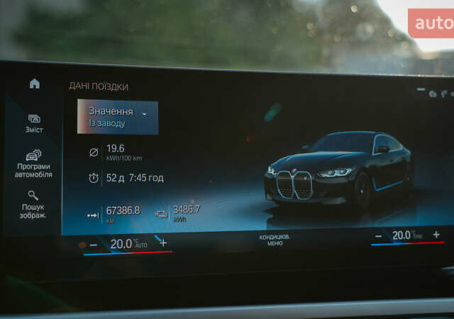 Черный БМВ i4, объемом двигателя 0 л и пробегом 68 тыс. км за 45000 $, фото 11 на Automoto.ua