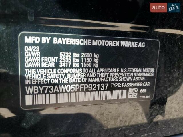 Черный БМВ i4, объемом двигателя 0 л и пробегом 75 тыс. км за 16700 $, фото 11 на Automoto.ua