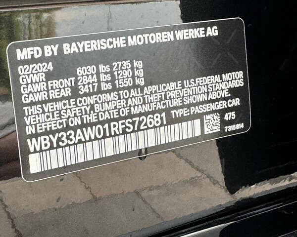 Черный БМВ i4, объемом двигателя 0 л и пробегом 1 тыс. км за 57000 $, фото 36 на Automoto.ua