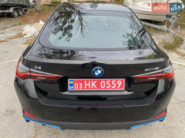 Чорний БМВ i4, об'ємом двигуна 0 л та пробігом 14 тис. км за 33800 $, фото 4 на Automoto.ua