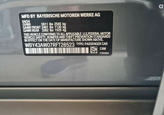 БМВ i4, об'ємом двигуна 0 л та пробігом 2 тис. км за 34800 $, фото 25 на Automoto.ua