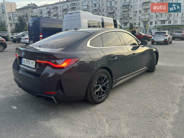 Серый БМВ i4, объемом двигателя 0 л и пробегом 31 тыс. км за 39000 $, фото 5 на Automoto.ua