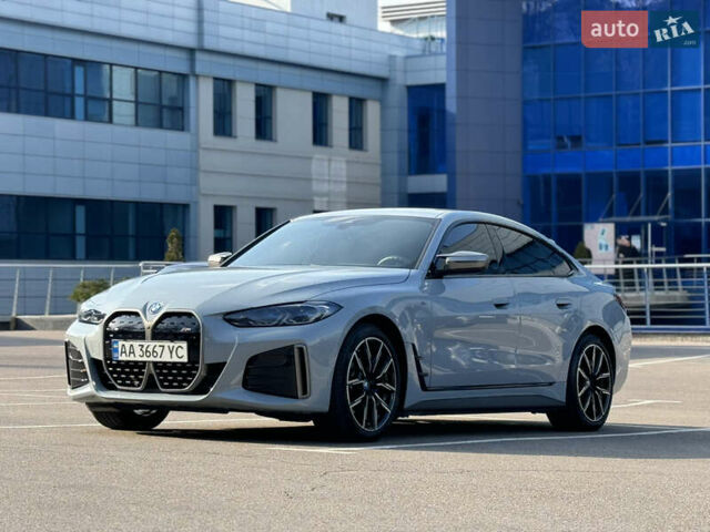 Серый БМВ i4, объемом двигателя 0 л и пробегом 4 тыс. км за 45000 $, фото 1 на Automoto.ua