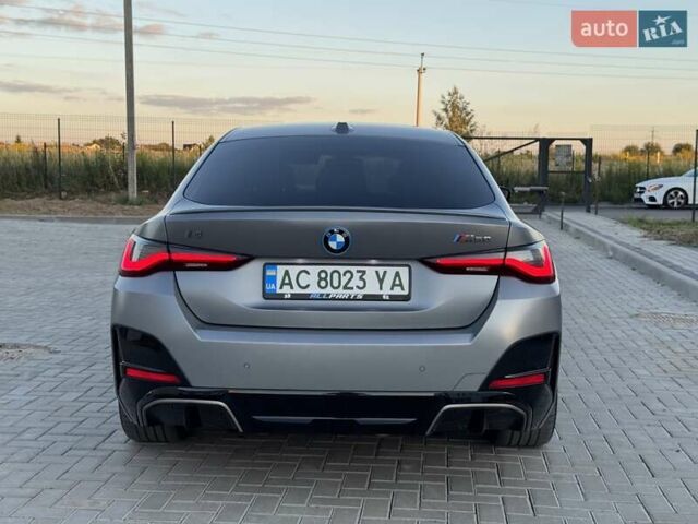 Серый БМВ i4, объемом двигателя 0 л и пробегом 40 тыс. км за 47000 $, фото 4 на Automoto.ua