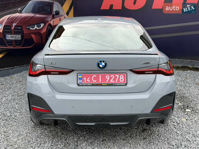 Серый БМВ i4, объемом двигателя 0 л и пробегом 9 тыс. км за 41999 $, фото 9 на Automoto.ua