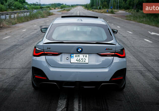 Серый БМВ i4, объемом двигателя 0 л и пробегом 25 тыс. км за 44600 $, фото 8 на Automoto.ua
