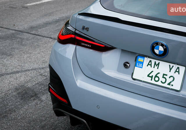Серый БМВ i4, объемом двигателя 0 л и пробегом 25 тыс. км за 44600 $, фото 10 на Automoto.ua