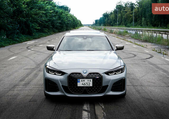 Серый БМВ i4, объемом двигателя 0 л и пробегом 25 тыс. км за 44600 $, фото 1 на Automoto.ua