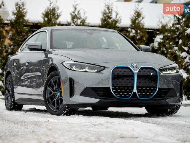 Серый БМВ i4, объемом двигателя 0 л и пробегом 3 тыс. км за 30500 $, фото 1 на Automoto.ua