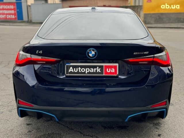 Синій БМВ i4, об'ємом двигуна 0 л та пробігом 16 тис. км за 32990 $, фото 7 на Automoto.ua