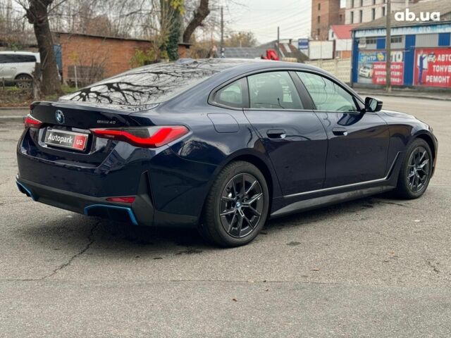 Синій БМВ i4, об'ємом двигуна 0 л та пробігом 16 тис. км за 32990 $, фото 6 на Automoto.ua