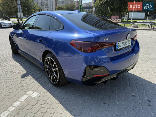 Синий БМВ i4, объемом двигателя 0 л и пробегом 46 тыс. км за 45000 $, фото 2 на Automoto.ua