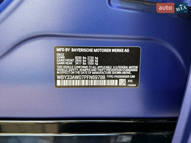 Синій БМВ i4, об'ємом двигуна 0 л та пробігом 34 тис. км за 49900 $, фото 29 на Automoto.ua