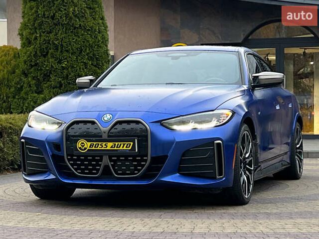 Синий БМВ i4, объемом двигателя 0 л и пробегом 38 тыс. км за 48999 $, фото 2 на Automoto.ua