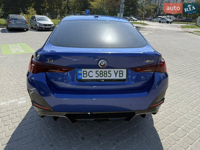 Синий БМВ i4, объемом двигателя 0 л и пробегом 46 тыс. км за 45000 $, фото 3 на Automoto.ua