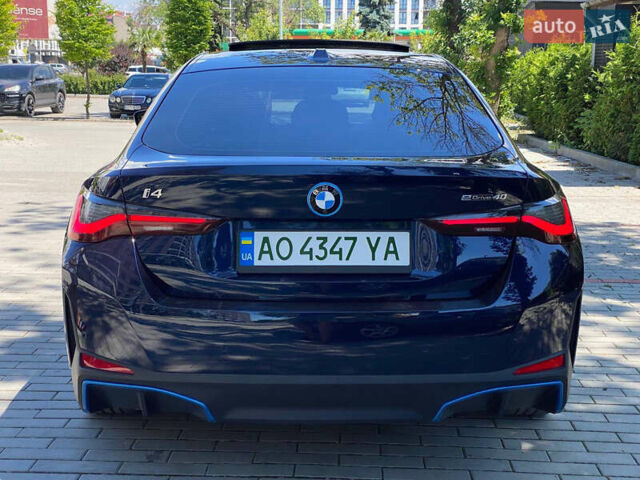 Синий БМВ i4, объемом двигателя 0 л и пробегом 22 тыс. км за 44990 $, фото 8 на Automoto.ua