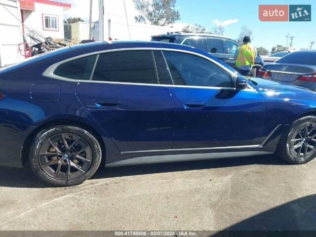 Синий БМВ i4, объемом двигателя 0 л и пробегом 34 тыс. км за 16500 $, фото 4 на Automoto.ua