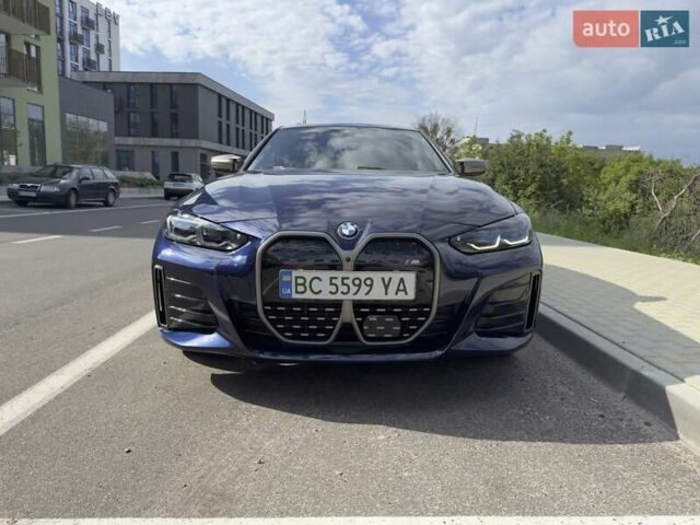 Синий БМВ i4, объемом двигателя 0 л и пробегом 54 тыс. км за 44500 $, фото 1 на Automoto.ua