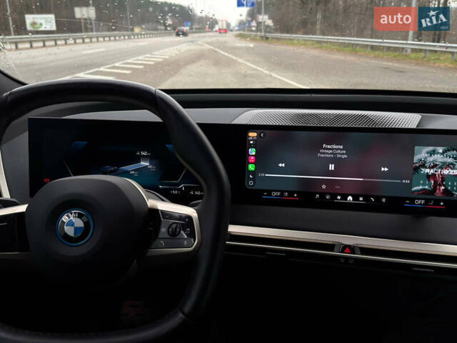 Черный БМВ iX, объемом двигателя 0 л и пробегом 5 тыс. км за 65000 $, фото 1 на Automoto.ua