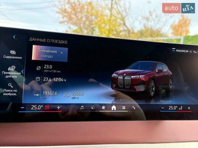 Красный БМВ iX, объемом двигателя 0 л и пробегом 19 тыс. км за 73300 $, фото 24 на Automoto.ua