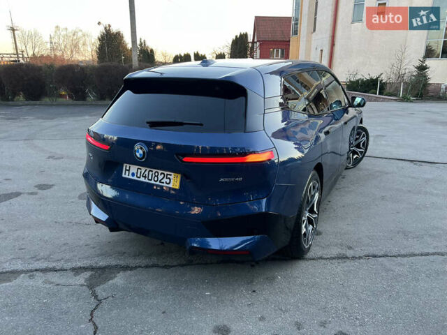 Синий БМВ iX, объемом двигателя 0 л и пробегом 15 тыс. км за 48999 $, фото 7 на Automoto.ua