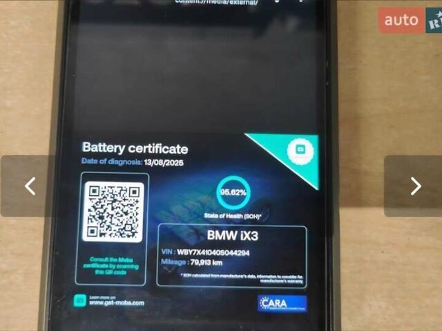 Черный БМВ iX3, объемом двигателя 0 л и пробегом 79 тыс. км за 34999 $, фото 124 на Automoto.ua