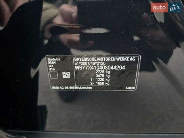 Черный БМВ iX3, объемом двигателя 0 л и пробегом 79 тыс. км за 34999 $, фото 123 на Automoto.ua