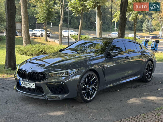 Серый БМВ M8 Gran Coupe, объемом двигателя 4.39 л и пробегом 52 тыс. км за 92000 $, фото 2 на Automoto.ua