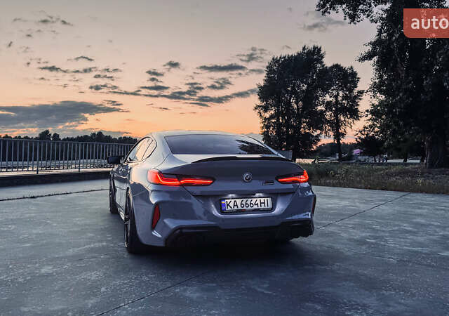 Серый БМВ M8 Gran Coupe, объемом двигателя 4.4 л и пробегом 52 тыс. км за 115000 $, фото 2 на Automoto.ua