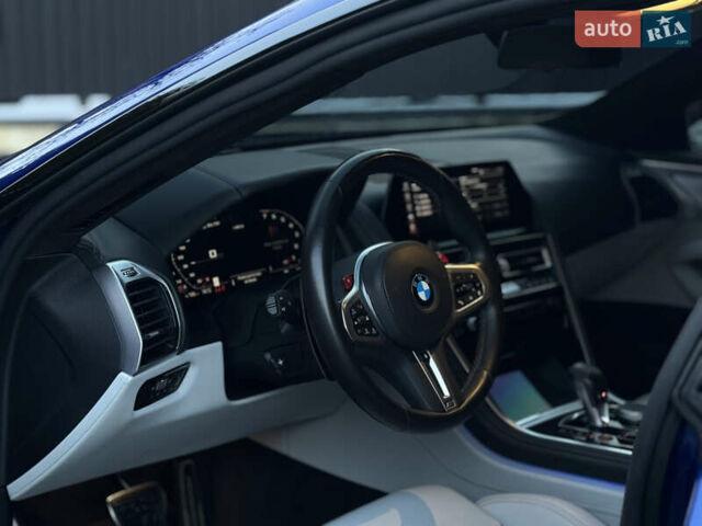 Синий БМВ M8 Gran Coupe, объемом двигателя 4.39 л и пробегом 48 тыс. км за 104000 $, фото 37 на Automoto.ua