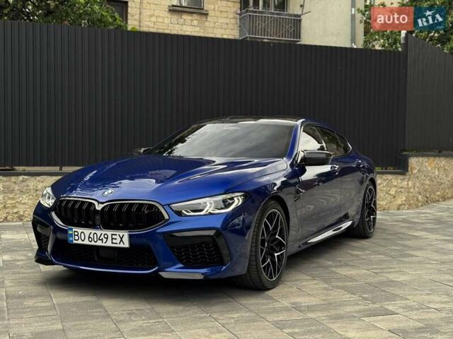 Синий БМВ M8 Gran Coupe, объемом двигателя 4.39 л и пробегом 48 тыс. км за 99000 $, фото 2 на Automoto.ua