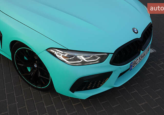 Синий БМВ M8 Gran Coupe, объемом двигателя 4.39 л и пробегом 22 тыс. км за 109000 $, фото 2 на Automoto.ua