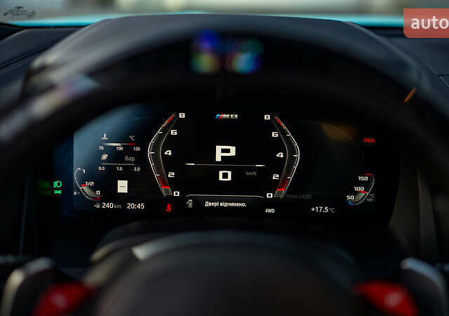 Синий БМВ M8 Gran Coupe, объемом двигателя 4.39 л и пробегом 22 тыс. км за 109000 $, фото 21 на Automoto.ua