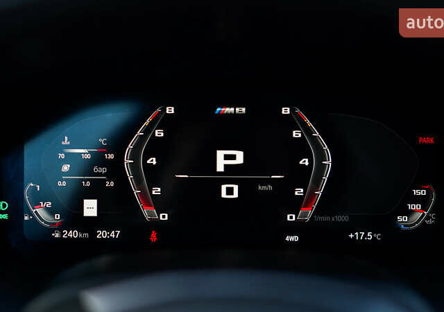 Синий БМВ M8 Gran Coupe, объемом двигателя 4.39 л и пробегом 22 тыс. км за 109000 $, фото 23 на Automoto.ua